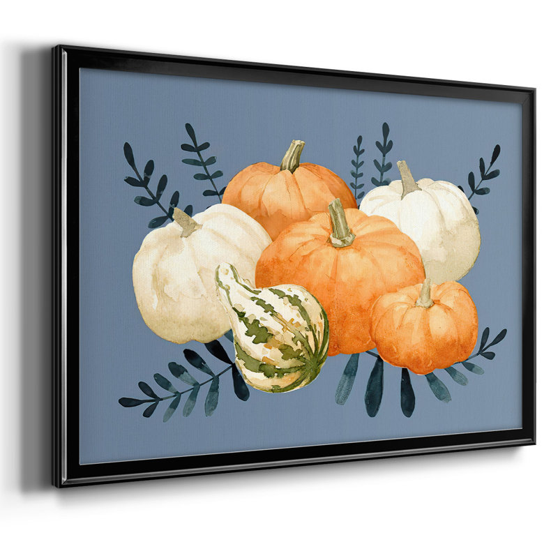 Autumn Autumn & Blues I, reproduction d'art sur toile, Noir, H 26 po x l 38 po x P 1,5 po