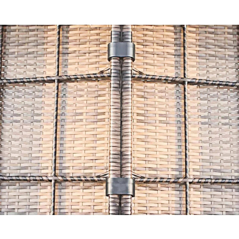 Outdoor Wicker Sofa Set With Cushions