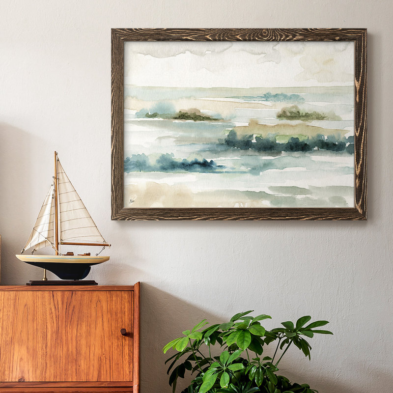 «Pastel Panorama», reproduction sur toile, H 18 po x l 26 po x P 1,5 po, Noyer