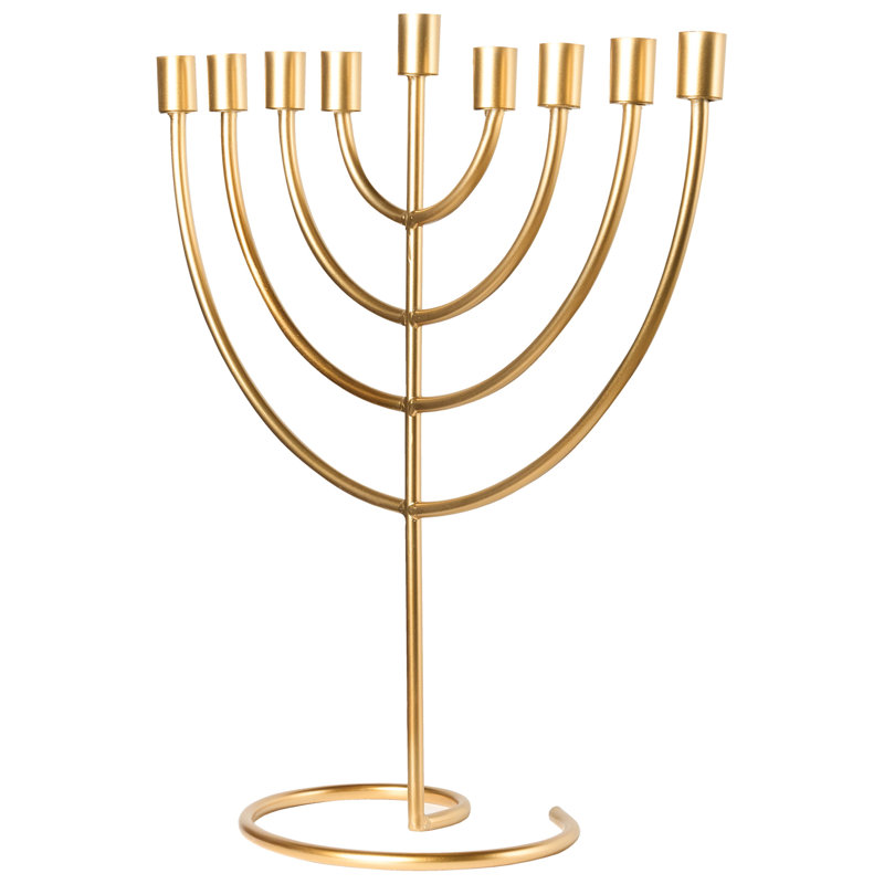 AMORA 50Cm Metal Tabletop Candelabra, Gold