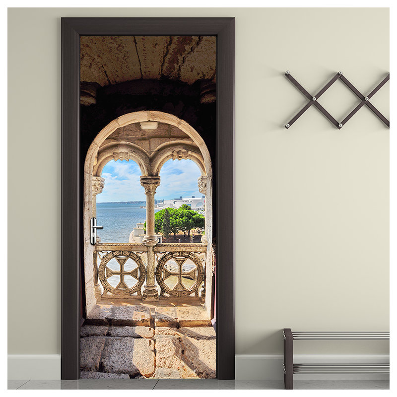 Nautical & Beach Door Decal, 1 Pack