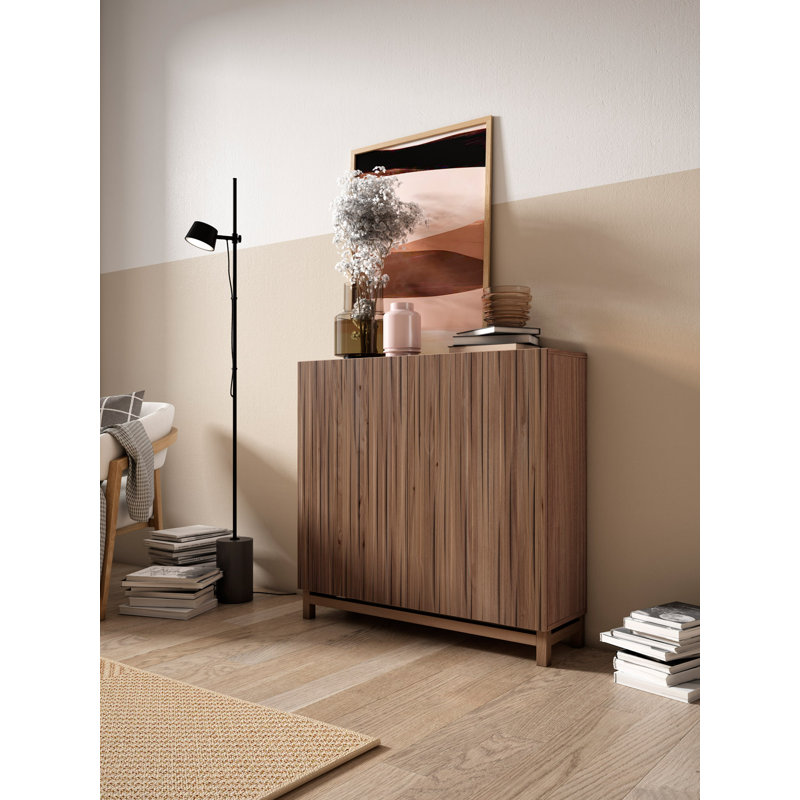 Copenhague 15 Pair Shoe Storage Cabinet, Brown