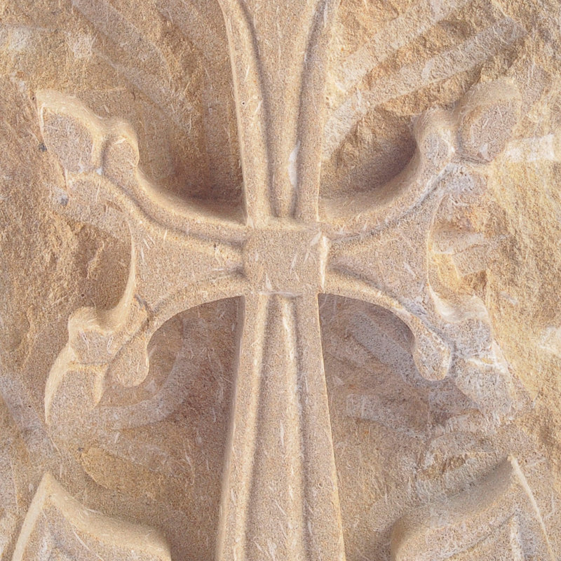 Grande sculpture croix celtique Crisette