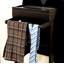 Small Space Saver! Black Portable Garment Rack + Storage – Perfect for Entryway/Bedroom!