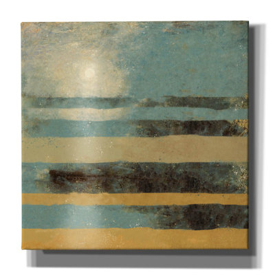 Art mural sur toile Latitude Run «Sand & Sunset» par Marta Wiley, 26 po x 26 po