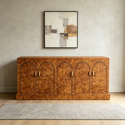 Buffet de style européen rétro minimaliste