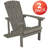 Balasi Outdoor All-Weather Poly Resin Wood Adirondack Chairs-1552139294