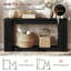 Console cannelée en bois avec 2 rangements, table d'entrée rectangulaire de 71 pouces derrière le canapé-669959406