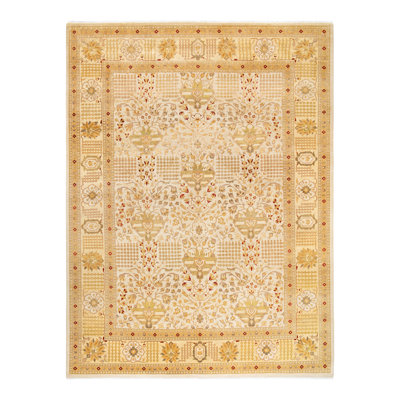 Classic One-of-a-Kind 9' 1" x 12' 0" Hand Knotted Area Rug