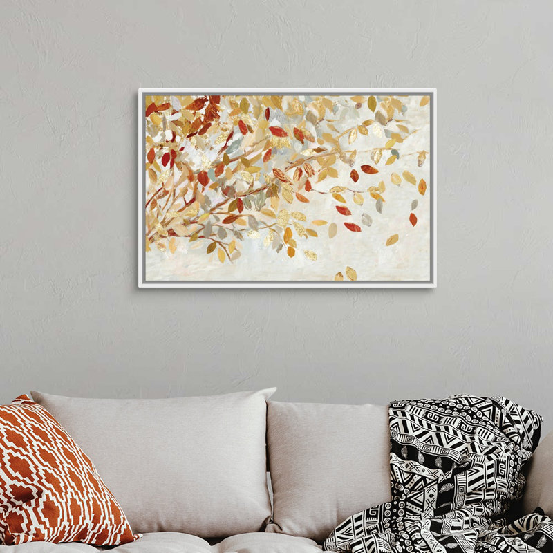 «Whisper in the Wind II» par Allison Pearce - reproduction d'art sur toile, Cadre blanc, H 26 po x l 38 po x P 1,75 po