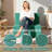 Modern Convertible Sofa Bed with Adjustable Backrest