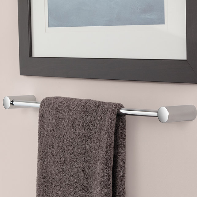 Align 24" Wall Mounted Towel Bar, Chrome