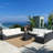 Outdoor Sectional - Robust Patio With Waterproof Cushions For Enjoyment. Contains 2 Right & Left Arm Chairs, Armless 1 Corner Chair, And Coffee Table. No Assembly Needed. Dark Brown. Pe + Iron Made 8