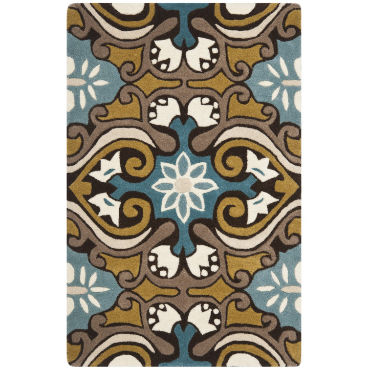 Amory Hand Tufted Wool Damask Rug