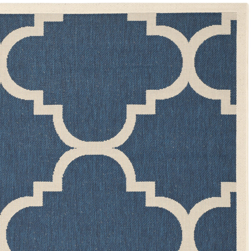 Herefordshire Performance Geometric Indoor/Outdoor Area Rug, Runner 2'3" x 8'