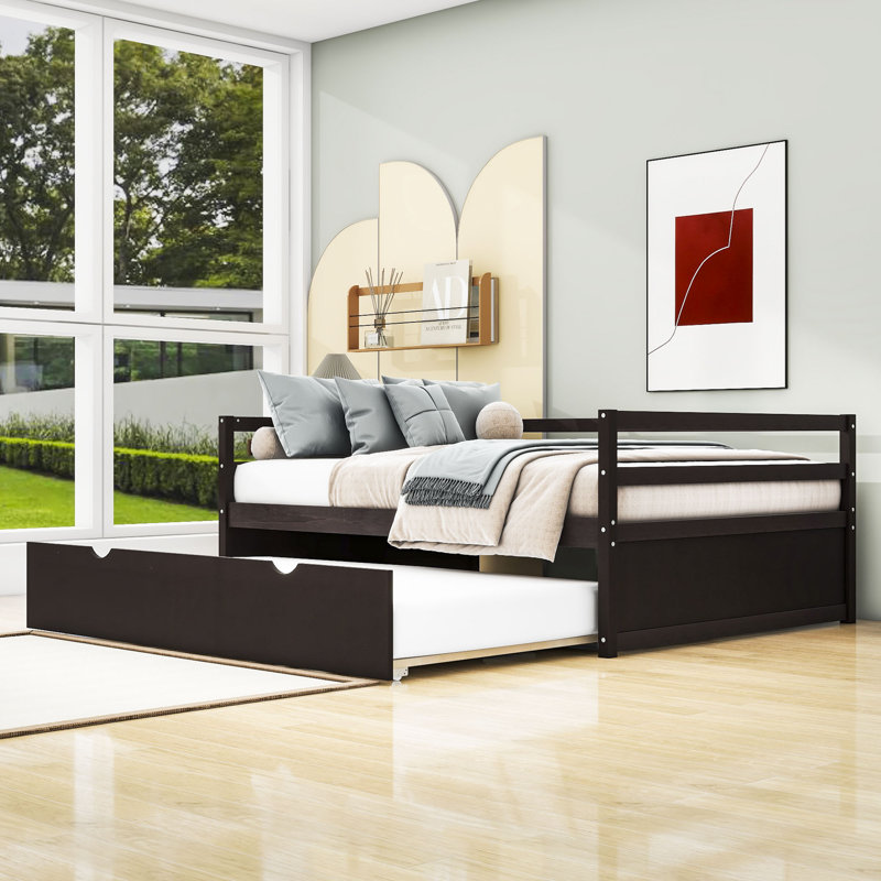 Merva Upholstered Daybed, Espresso