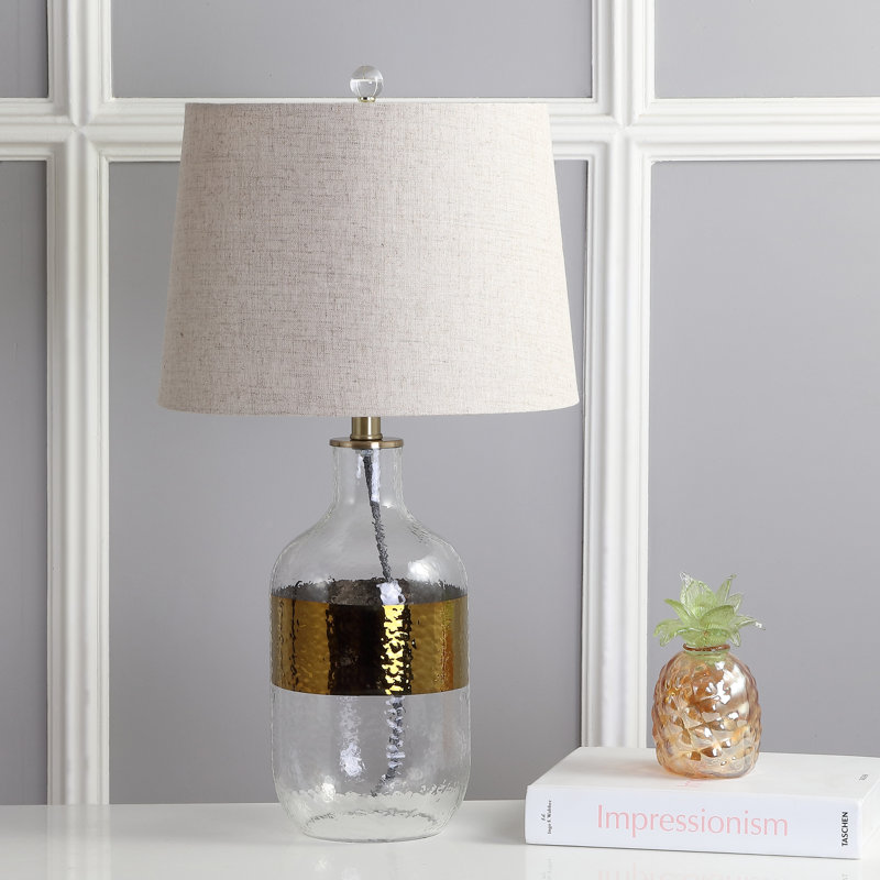 Lampe de table 25,5 po en verre Chesser