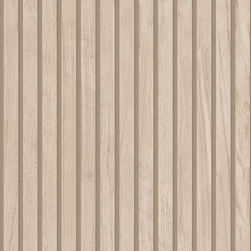 Papier peint bois Panacée, Beige