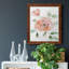 Rose Contour - Peinture sur toile encadrée-614563134-614563129