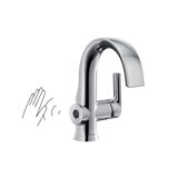 Moen Doux Motionsense Wave Touchless Single Handle Bathroom Sink Faucet with Drain Assembly