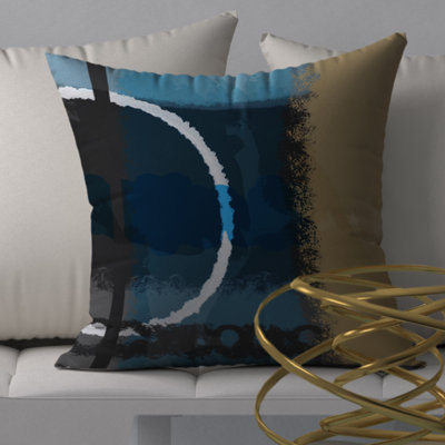 Abstract Reversible Throw Pillow