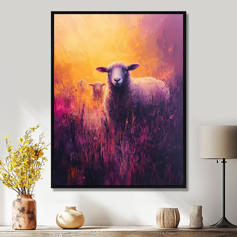 Drossart - animaux, impressions sur toile, H 20 po x l 12 po, Reproduction avec cadre flottant, Noir