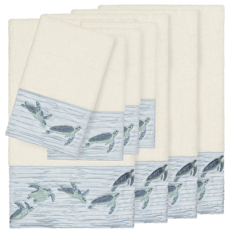 Ensemble de serviettes 8 pièces Mia, Crème
