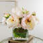 Large Light Pink Peonies Buds Square Arrangement