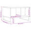 Mitra Sled Coffee Table with Storage-327592457