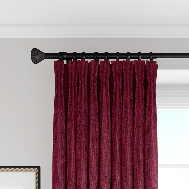 Rideau simple obscurcissant Jasper Drapery, Gris, l 40 po x L 84 po