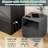 Full Size Murphy Chest Bed with Drawer and Charging Station, Farmhouse Wood Space-Saving Hidden Folding Beds Chest, Multifunctional Storage Cabinet Bed-1007602338-1019600931