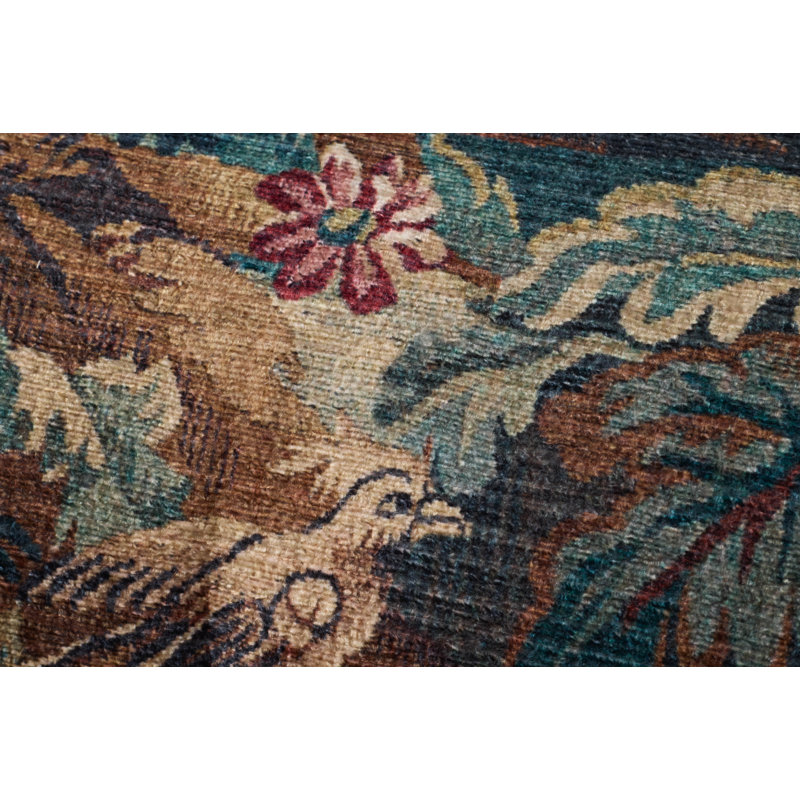 Coussin décoratif vert / multicolore Loloi, Rectangulaire H 46 po x l 12 po 