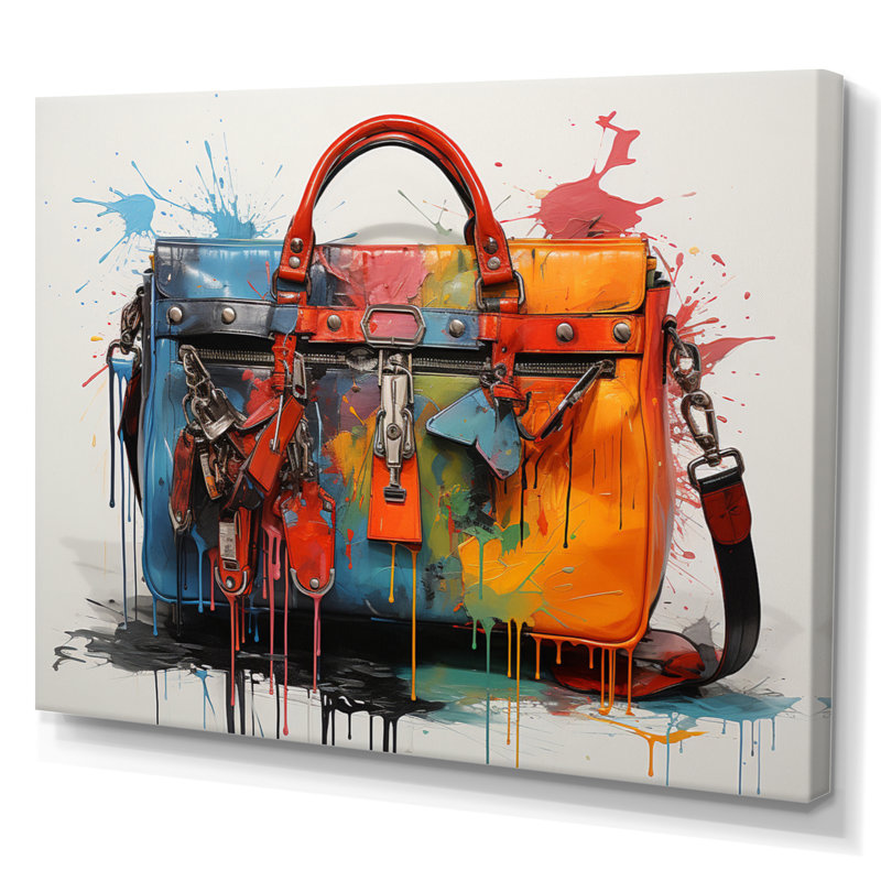 Popart Fashion Bag Envy I - imprimé, H 16 po x l 32 po x P 1 po, Toile tendue