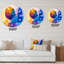 Arbre coloré coloré X - Horloge murale moderne-60328666