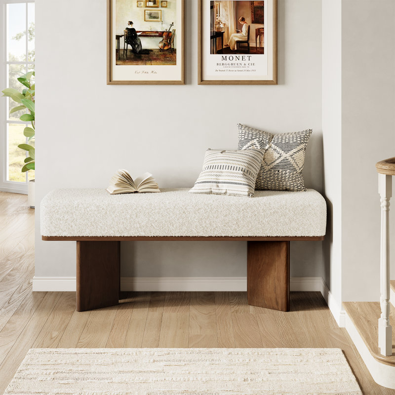 Foam Padding Upholstered Bench