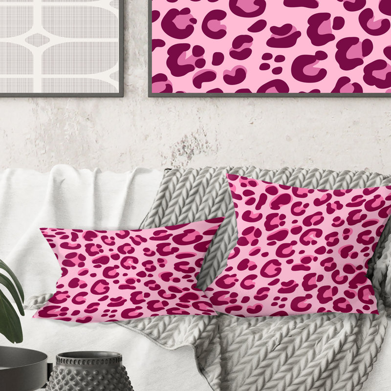 Leopard Pattern Lumbar Pillow
