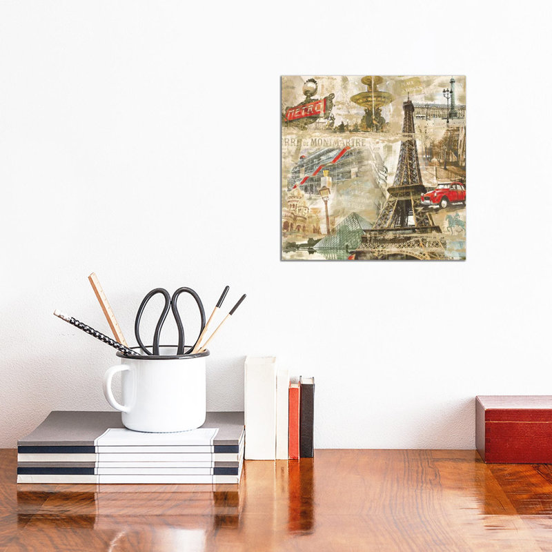 In Paris by Tyler Burke - Wrapped Canvas Print, 30.48 cm H x 30.48 cm W