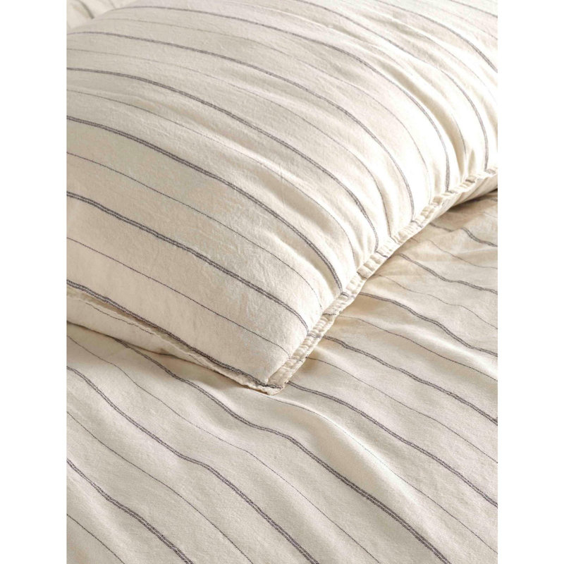 Quiltisse Cotton Bedspread with Pillowcases Included, Single XXL Bedspread + 1 Standard Pillowcase, Grey