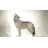 Standing Howling Wolf Statue