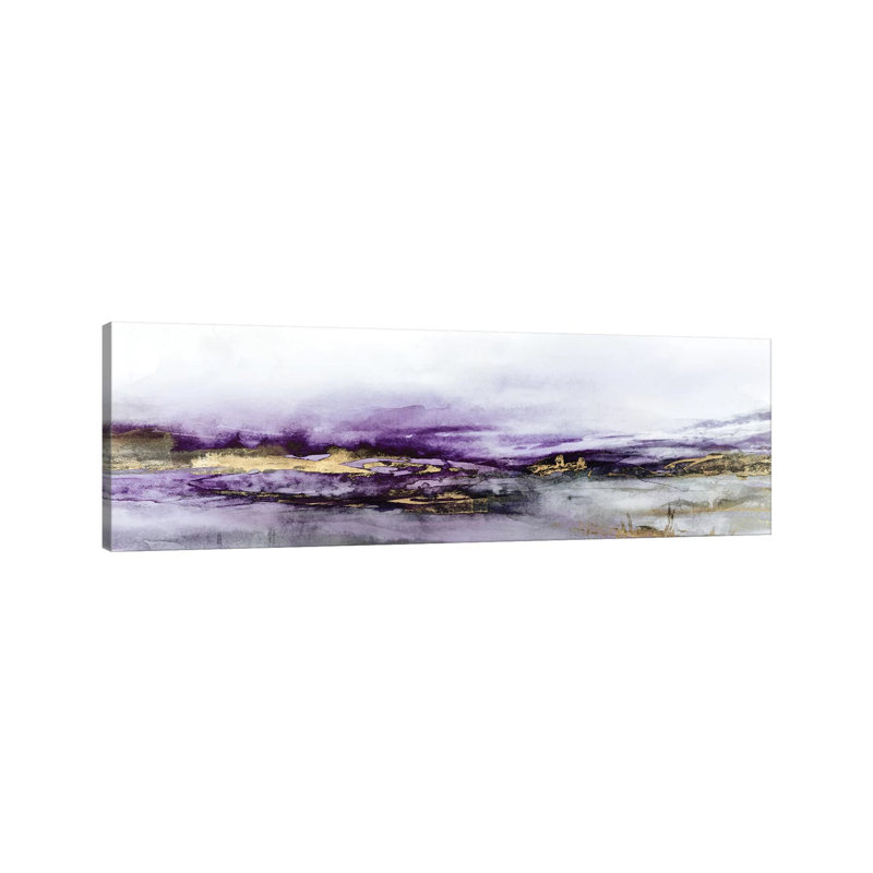 Elusive Dreams Violet Version by Isabelle Z - Wrapped Canvas Panoramic Painting, 152.4 cm H x 50.8 cm W x 1.91 cm D