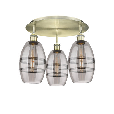 Dundrod Glass Flush Mount