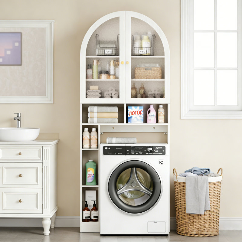 Over The Toilet Storage Cabinet For Bathroom, White