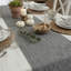 Chemin de table en coton avec bords cousus décoratifs, écharpe de commode, couvercle supérieur de meuble-441778286-441778284