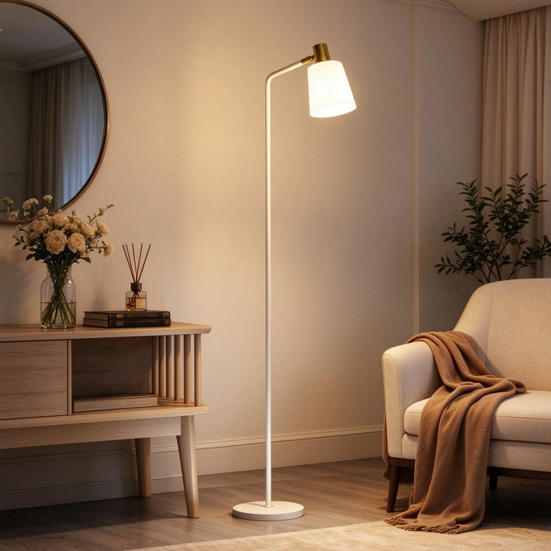 147.98 H cm Matte Task Floor Lamp