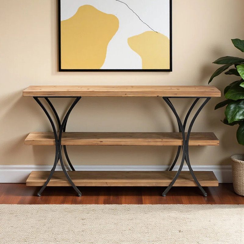 Console de style européen, H 31,5 po x l 70,9 po x P 11,8 po