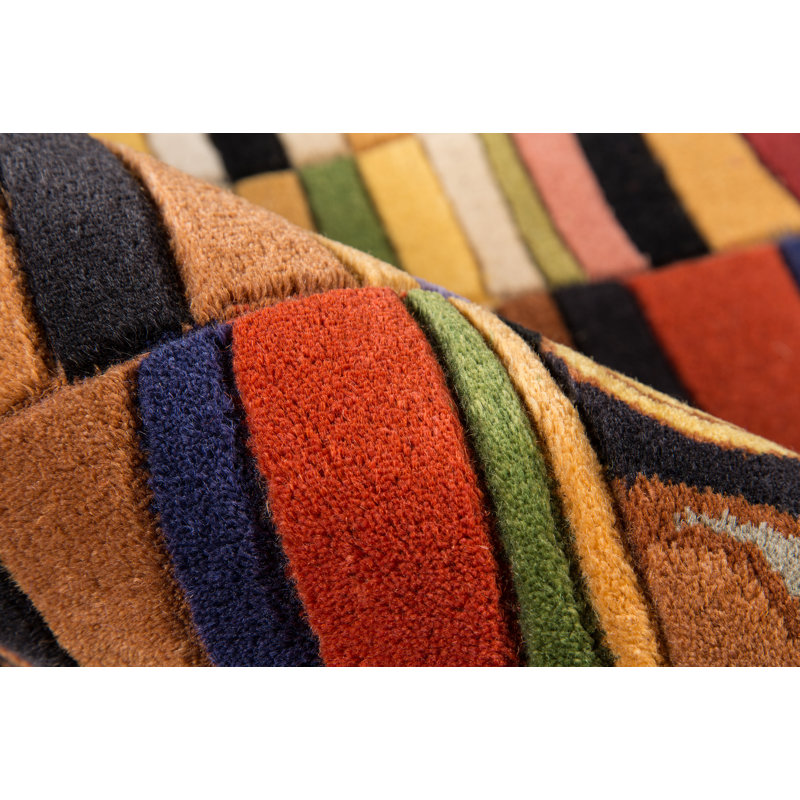 Heliana Wool Abstract Indoor Rug, Rectangle 3'6" x 5'6"