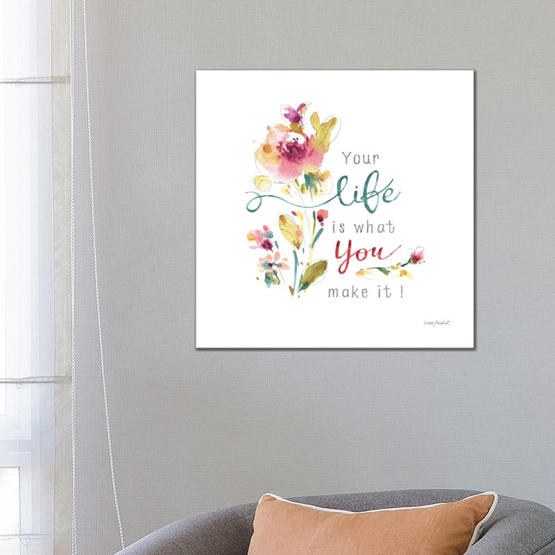 Life Is What You Make It, 66.04 cm H x 66.04 cm W x 3.175 cm D