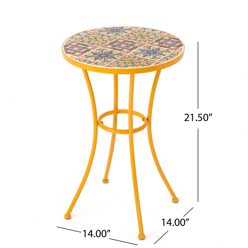 Charming Rustic Side Table With Intricate Carvings For Home Decoration