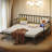Twin Size Metal Daybed with Trundle, Sofa Bed Frame with Storage