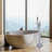 Floor Waterfall Faucet with Diverter